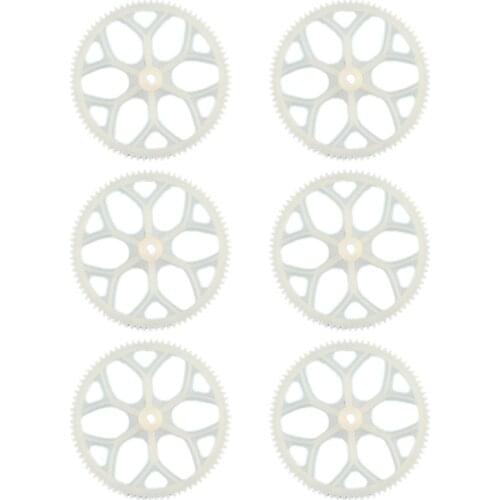 6Pcs Main Gear for WLtoys XK K127 RC Helicopter Airplane Drone Spare Upgrade Parts Accessories
