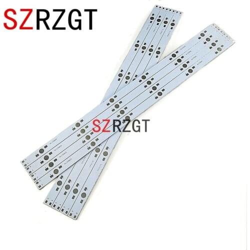2pcs 300mm x 10MM Aluminium PCB Circuit Board for 6 x 1w,3w,5w LED in Series