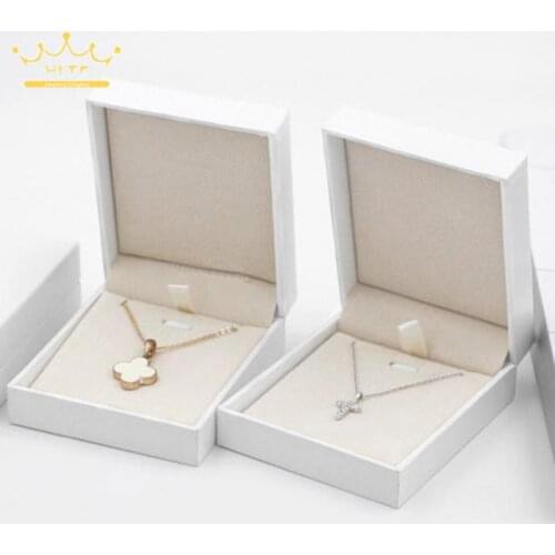 White Jewelry Packaging Box Jewelry Gift Box Earring Box Brooch Box Pendant Necklace Storage Box