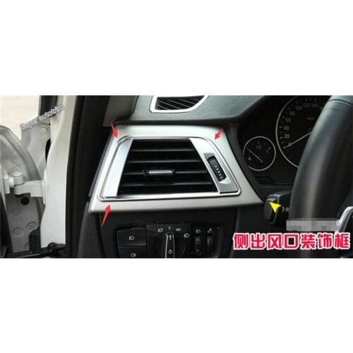 Lapetus Side Air Conditioner AC Outlet Vent Cover Trim Accessories Interior Fit For BMW 3 Series F30 316i 320i 328i 2013 - 2017