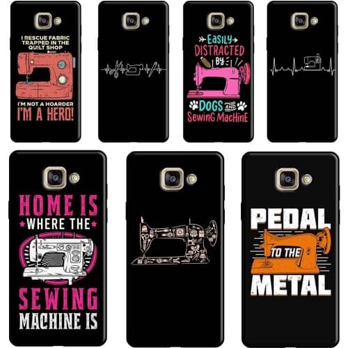 Sewing Machine Phone Case For Samsung Galaxy J7 J5 J3 2017 A3 A5 J1 2016 J6 J4 Plus A6 A8 A7 A9 J8 2018