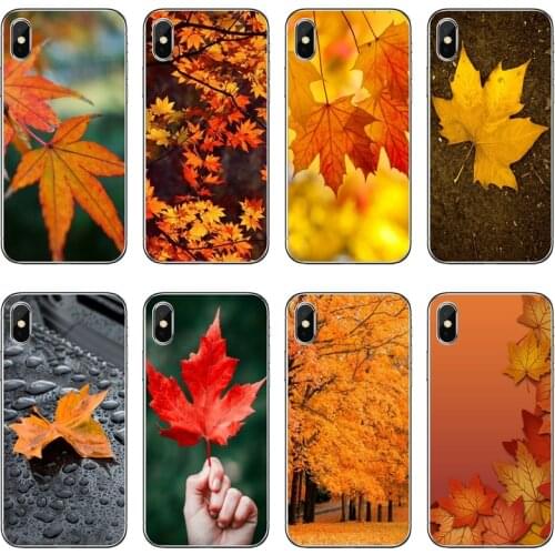 Autumn Falling Leaves Maple Accessories Phone Case For Xiaomi Redmi 7 7A K20 6 6A 5A 4A 4X 5 Plus S2 Redmi Note 8 7 6 5A 4 Pro