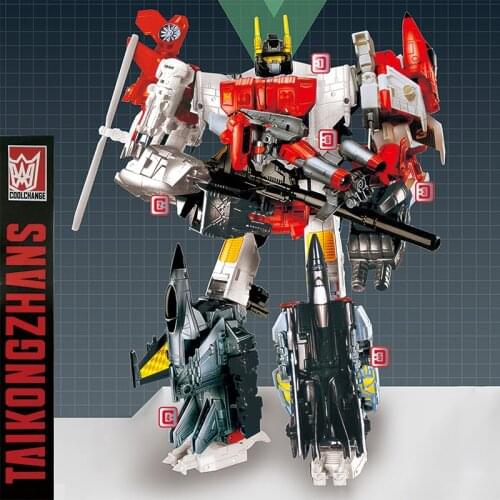 Transformers Superion Devastator 6 in 1 Action Figure Assembled Model Robot Toy Cool Deformed Robot Figurine Fans Gifts