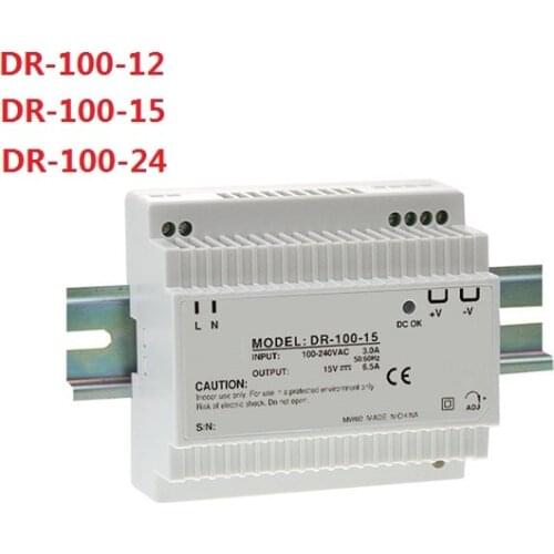 DR-100-12 100W 12V Din Rail AC to DC switching Power Supply