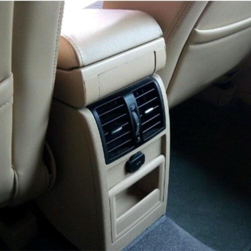 1pc Black ABS Auto Centre Console Rear Car Air Vent Outlet Replacement for Touran 13-05 Caddy 04-15