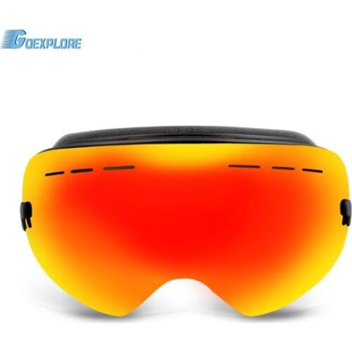 Goexplore Ski Goggles adult Winter Snow Sports Snowboard Goggle Anti-fog UV Protection Snowmobile Spherical Skiing glasses women