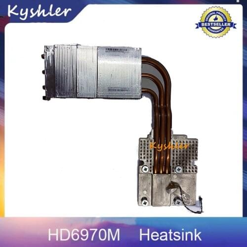 Original for Apple iMac 27" A1312 A1311 HD6970m HD 6970 6970M 109-C29657-00 216-0811000 Cooler Aluminum Heatsink Heat Sink Kit