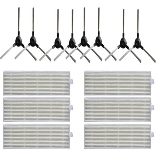 Robot Side Brush Hepa Filter for Cleanmate S950 Robot Vacuum Cleaner Parts Accessories Brushes Filter Replacement Kit