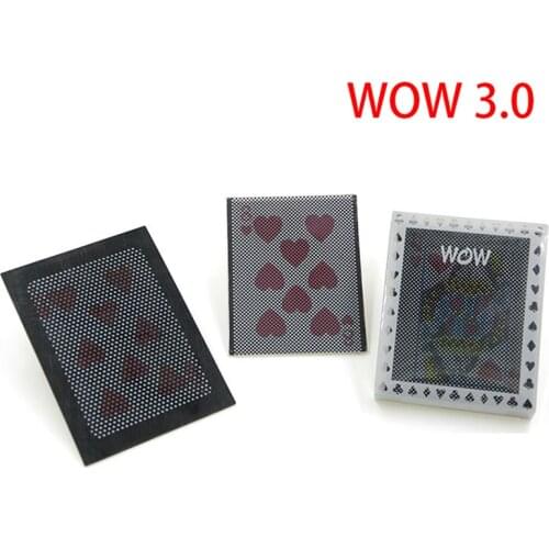 The Ultimate WOW 3.0 Version Change Twice Ultimate Exchange Magic Tricks Close Up Street Bar Cards For Tricks