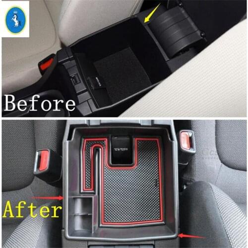 Yimaautotrims Glove Armrest Box Central Secondary Storage Phone Holder Container Tray Organizer Fit For Toyota Corolla 2019 2020