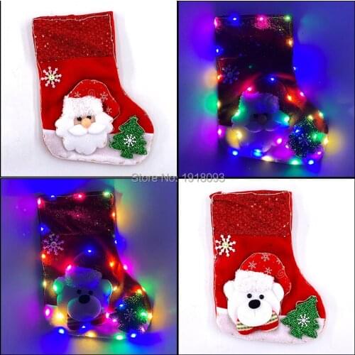 Новогодние мешки для подарков YEAHUI EL China At AliExpress