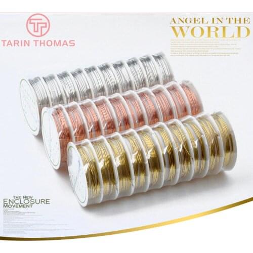 1 Roll 0.2MM to 1MM Metal Copper Wire Very Strong Can Make Shape Diy Jewelry Making Findings