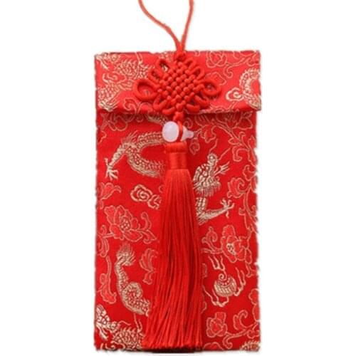 1pcs Red Packets Red Money Envelope Party Gift Spring Festival Best Wishes Chinese Wedding New Year Red Packets