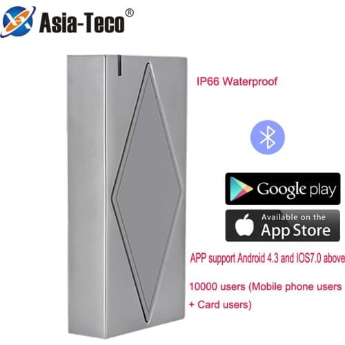 10000 user 125KHZ RFID S5-BT bluetooth Metal Case IP66 waterproof Standalone bluetooth Access Controler