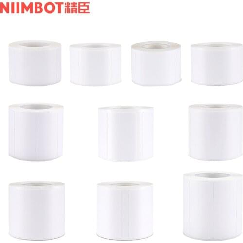 2 Roll Self-Adhesive Thermal Paper Label Paper Multi-Purpose Printable Sticker Labels for Niimbot B3S/B11/B21 Thermal Printer