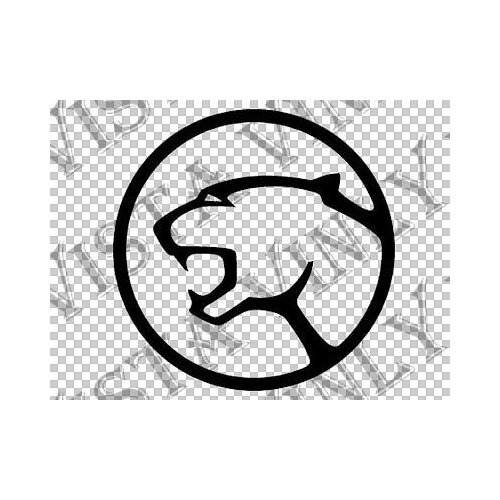 For (2Pcs) Ford Cougar car window body vinyl decal sticker