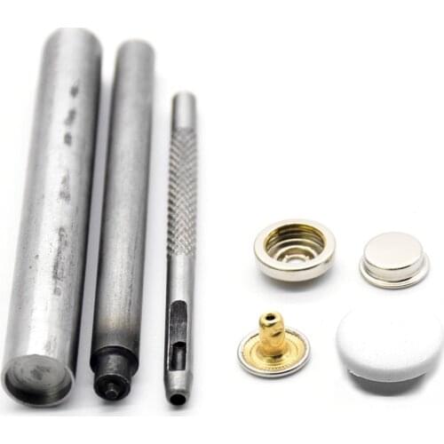 20sets snaps T3T5 T8 buttons Top cover Black and white nylon Buttons Plastic snaps button Rivet Button accessories