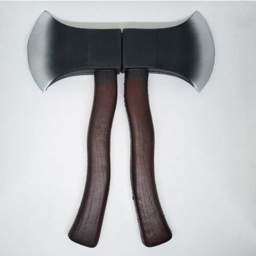 28cm Outdoor Hunting Camping Survival Game Fire Axe Cosplay Equipment Replicas Sponge Ax Halloween Childrens Toys Accessories