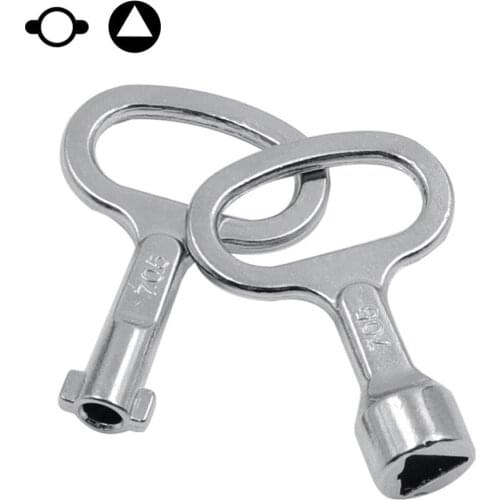 4pcs New Universal Elevator Door Lock Valve Key Wrench Utility Key Plumber Triangle Key Wrench for Electric Cabinets Metro Train