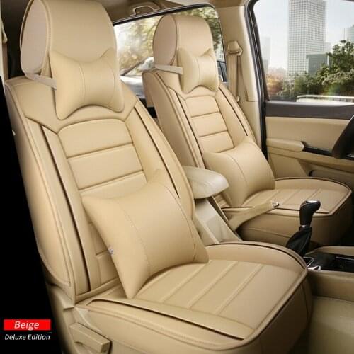 7 Seat Car Seat Cover Front Rear Car Seat Cushion Cover For Volkswagen vw passat touran polo golf tiguan jetta touareg sharan