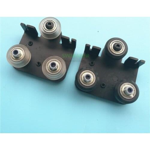 1set Creality CR-10 Aluminum X Carriage Plate with wheels Back Support Plate for X-axis CR-10, CR-10S ENDER-3 ,ENDER-3s OR TEVO