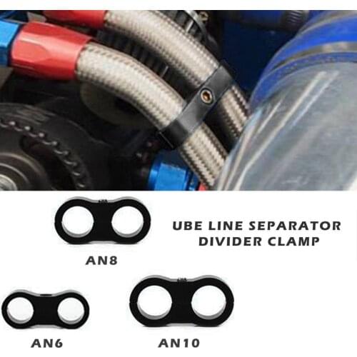 Aluminum Braided Rubber Hose Line Clamp Fuel Hose Tube Line Separator Divider Clamp Pliers Tools for ID AN6 8 10 Fitting Adapter