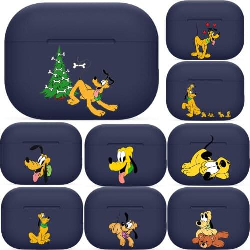 Disney Pluto For Airpods pro 3 case Protective Bluetooth Wireless Earphone Cover Air Pods airpod case air pod cases Navy