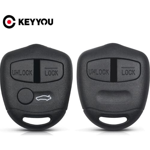 KEYYOU 10X 2/3 Buttons Car Remote Key Shell Case For Mitsubishi Lancer EX Evolution Grandis Outlander Fob Witlout Key Blade