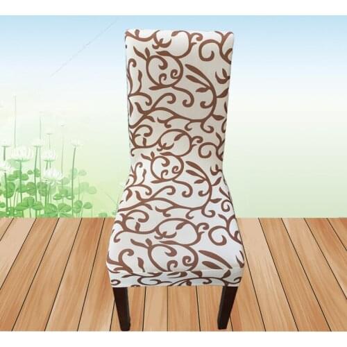 Cheap Removable Spandex Dining Chair Cover Seat Slipcover Restaurant Home Party Wedding Decoration Chair Covers Stretch