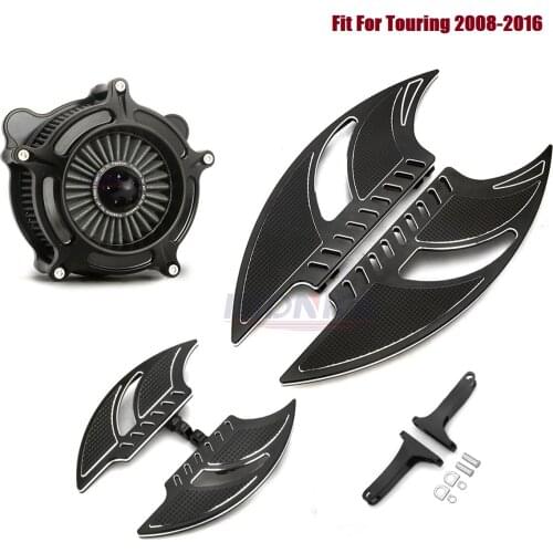 Driver Passenger Floorboards Air Cleaner intake filters Fit For harley Softail Slim FLSL 2008-2016