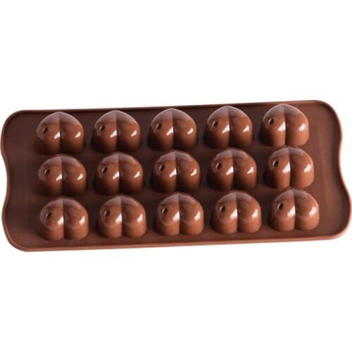 Heart Chocolate Mold Silicone Mold Fondant Mold Cake Decorating Tools Chocolate Moulds Wedding Decoration Mould for Kitchen