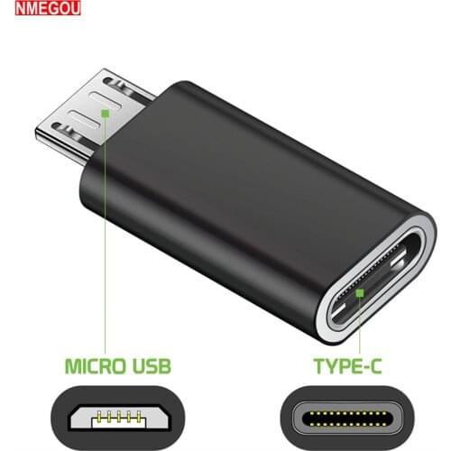 Type C To Micro USB Android Phone Cable Charger Converter for Samsung Xiaomi Huawei Typec Usbc To Microusb Otg Charging Adapter