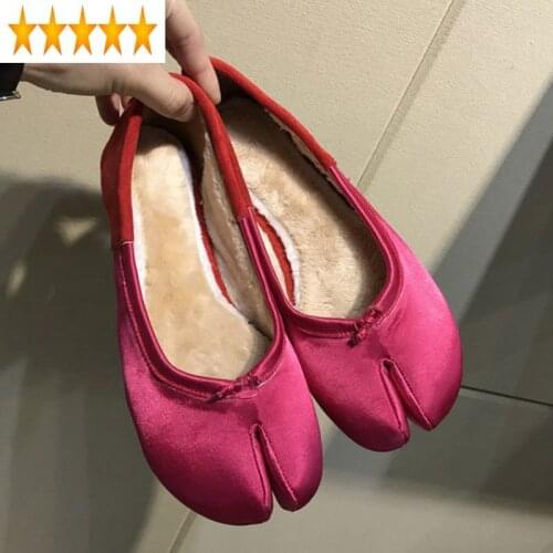 Toe Vintage Women Slip Split On Loafers Casual Shallow Flats Fashion Comfortable Streetwear 2021 Summer Ladies Shoes