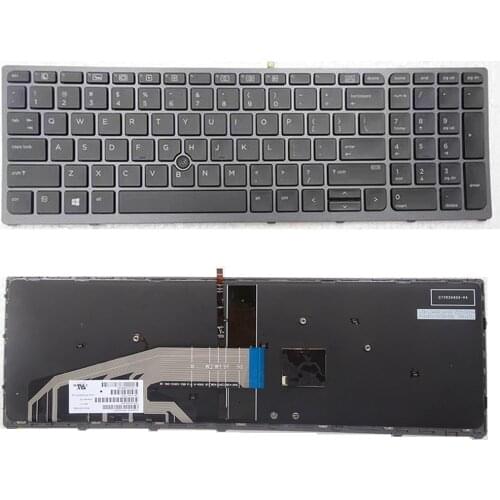 New Original US English Backlit Keyboard for HP Zbook 15 17 G3 Laptop