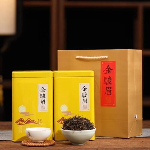 New-tea Jin-Junmei tea black tea loose flavor gift box Wuyishan honey fragrance sachets 500g good for health