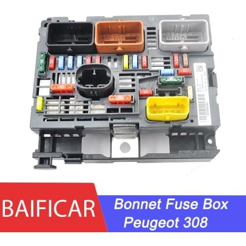 Baificar Brand New Genuine BSI Under Bonnet Fuse Box 9809742980 BSM R21=R06 For Peugeot 308