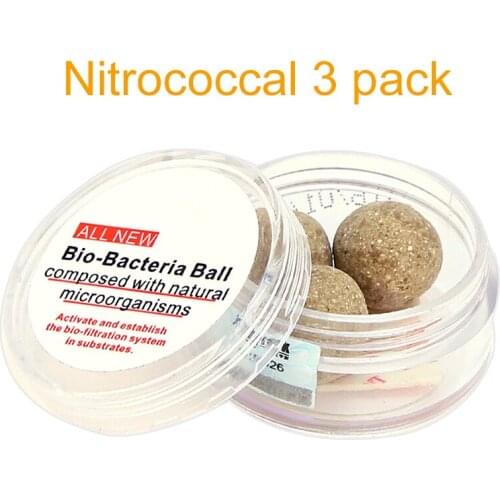 Water Treatment 3pc Nitrifying Bacteria Ball Aquarium Nitrifying Bacteria Water Quality Stabilizer Purifying Agent Cleaning