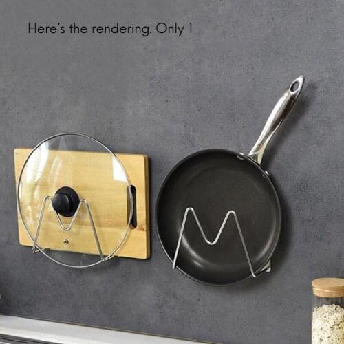 Punch-Free Pot Cover Rack Cutting Board Rack Storage Rack Cutting Board Rack Kitchen Rack Wall Hanging