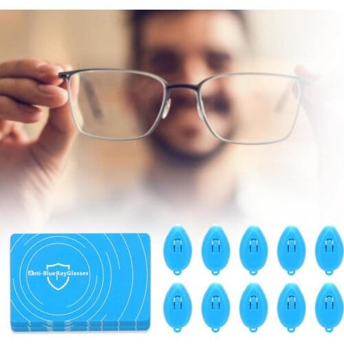 10 Set Professional Anti-Blue Light Test Detection Card Blue Light Generator Card Glasses Lens Test Pen Card Set