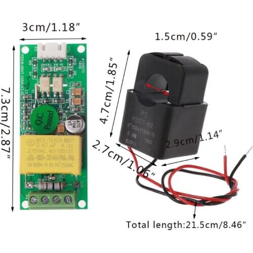 PZEM-004T Current Voltage Multimeter Module 80-260V 100A +Split-Core Transformer My12 21 Dropshipping