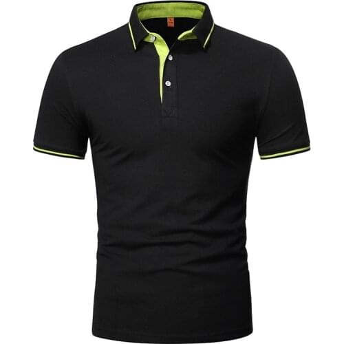 New Summer High Quality Men Polo Shirts Casual Business Social Short Sleeve Mens Shirts Stand Collar Comfortable Polo Shirt Men
