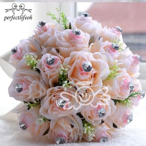 Perfectlifeoh Wedding Bouquets wedding decoration artificial