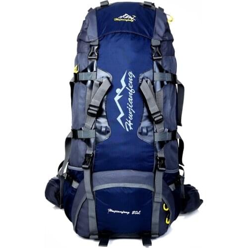 80L Multi-purpose Large Backpack Waterproof Bag Multi-purpose Climbing Backpack for Outdoor Hiking Camping Skiing Travelling bag