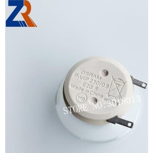 ZR 100% Brand New Bare Bulb Lamp Osram P-VIP 230/0.8 E20.8 For ACER BenQ Optoma VIEWSONIC Projector