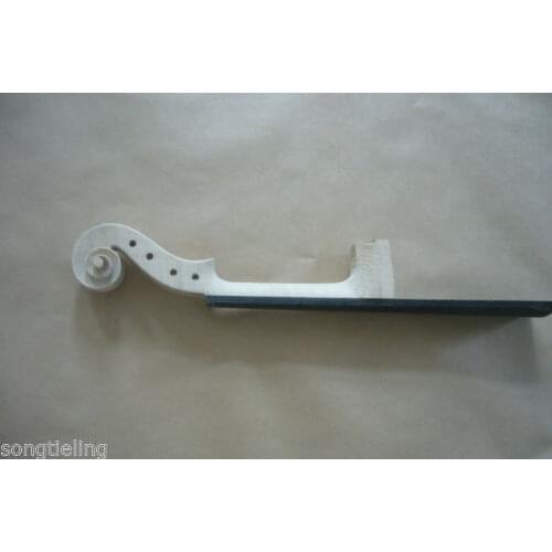 1pcs violin scroll 4/4 with fingerboard, made of the maple,instrument part