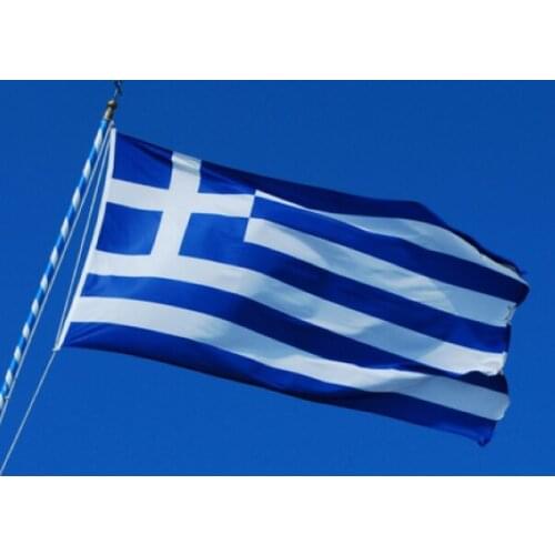 100% polyester Greece Flag measure 60x100cm/90x150cm/120x200cm/150x250cm/180x300cm banner