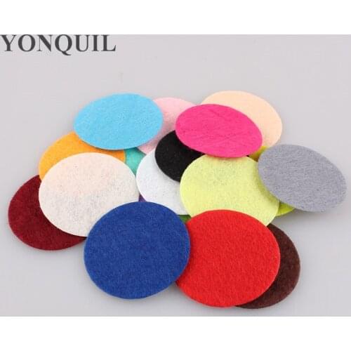 1000PCS/LOT 3CM Fabric Round Felt Accessory Patch Good Circle Felt Pads for DIY Flower Accessories Multiple Colors Available