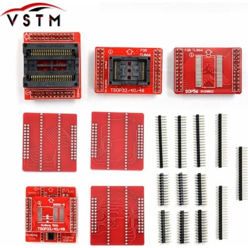 2018 NEW original Adapters MiniPro TL866 Universal Programmer TSOP32 TSOP40 TSOP48 SOP44 SOP56 Sockets TL866A TL866CS