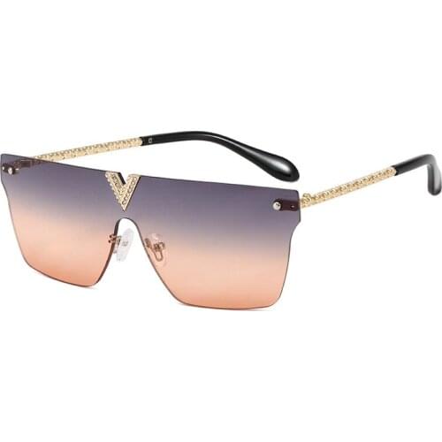 2021 Fashion Brand Designer Square Flat lens Sun Glasses Mirror Sunglasses Women Men Oversized Lady Eyeglasses Male UV400