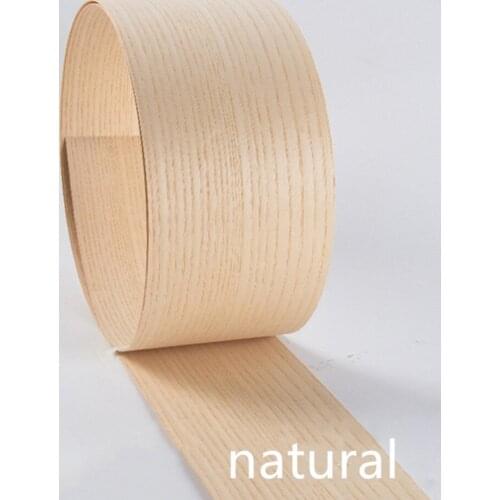 2x Natural Genuine Wood Veneer Sliced American White Oak Furniture Veneer about 12cm x 2.5m 0.4mm thick Q/C